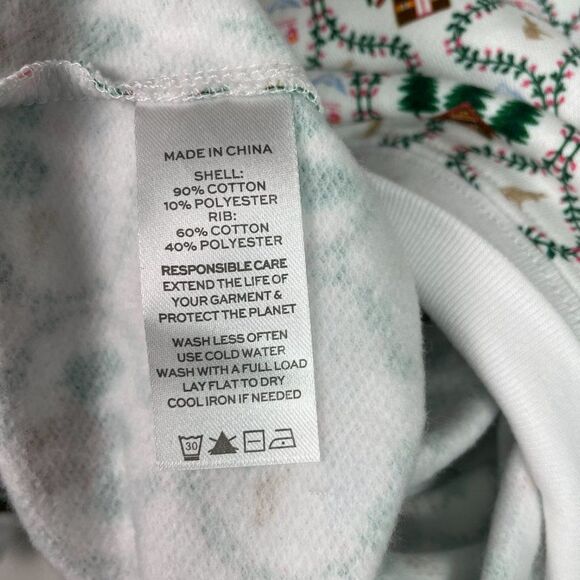 Hill House The All Gender Teddy Zip Up Hoodie Fleece Jacket White Ski Chalet S - Picture 5 of 9